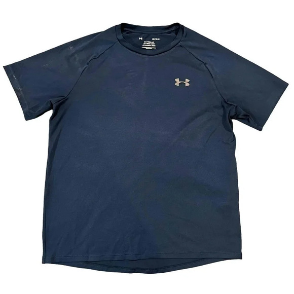 Under Armour Men's Medium Navy Tech 2.0 Short‎ Sleeve Crewneck T-Shirt - Picture 1 of 3